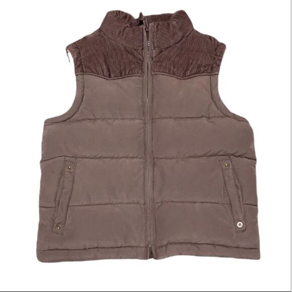 Gymboree Youth S (5-6) Brown Puffer Vest - Picture 1 of 5